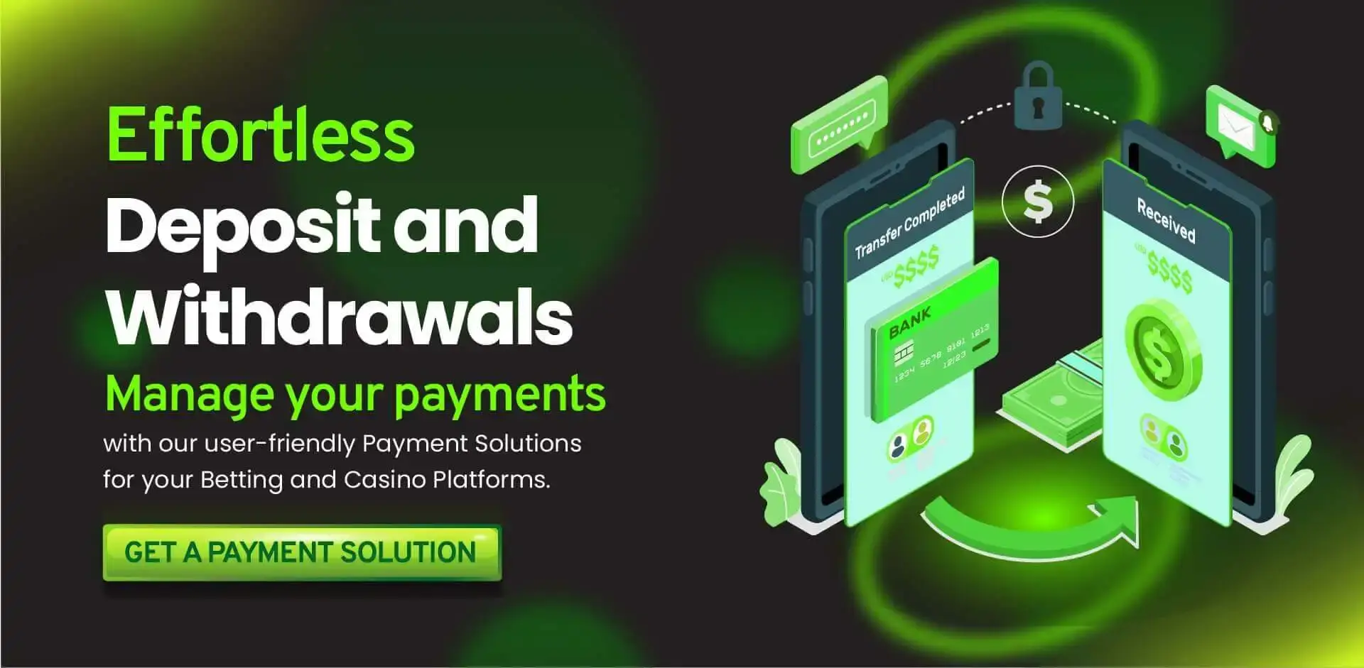 easy deposit and withdrawal